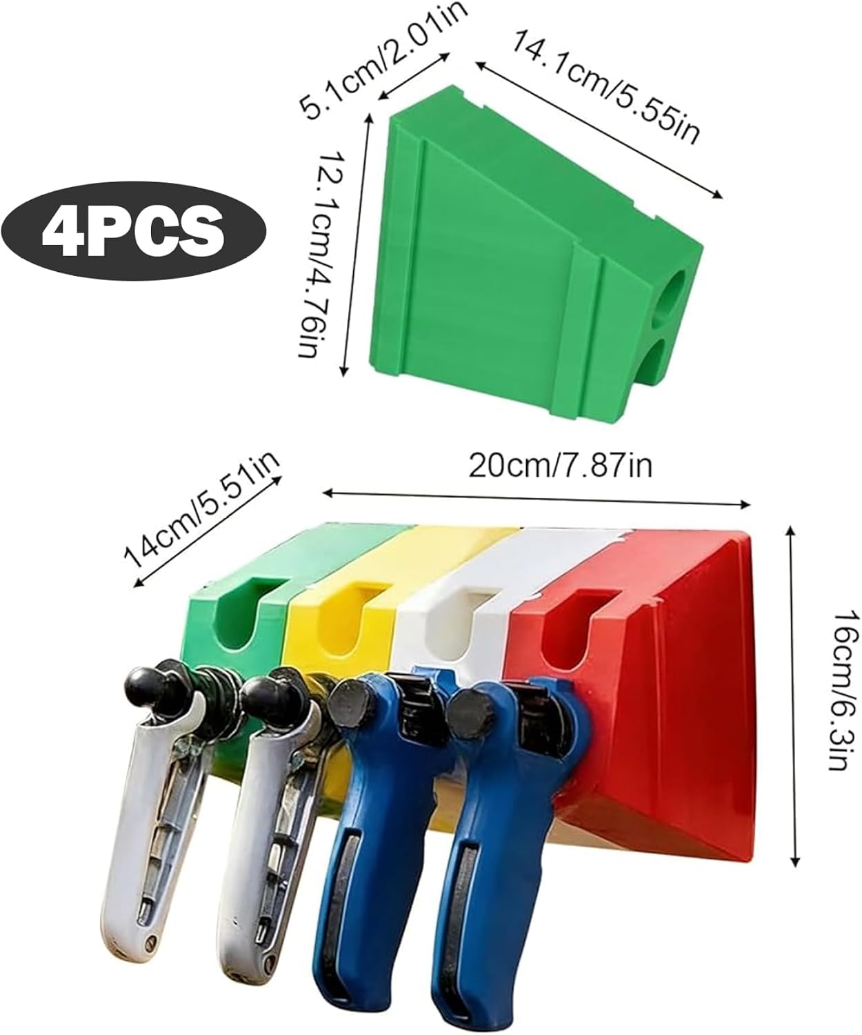  Lot De 4 Porte-outils Magnétiques Pour Bétail – Support Magnétique Puissant Pour Outils De Soins Des Animaux, Fournitures Pour Bétail Et Chèvres Pour Organiser La Grange, L'étal, Le Camion, Les
