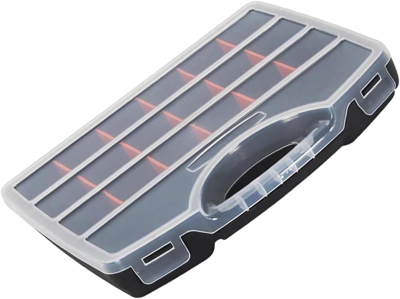  Boîte De Rangement Pour Outils De Garage Avec Compartiment, Séparateurs De Boulons
