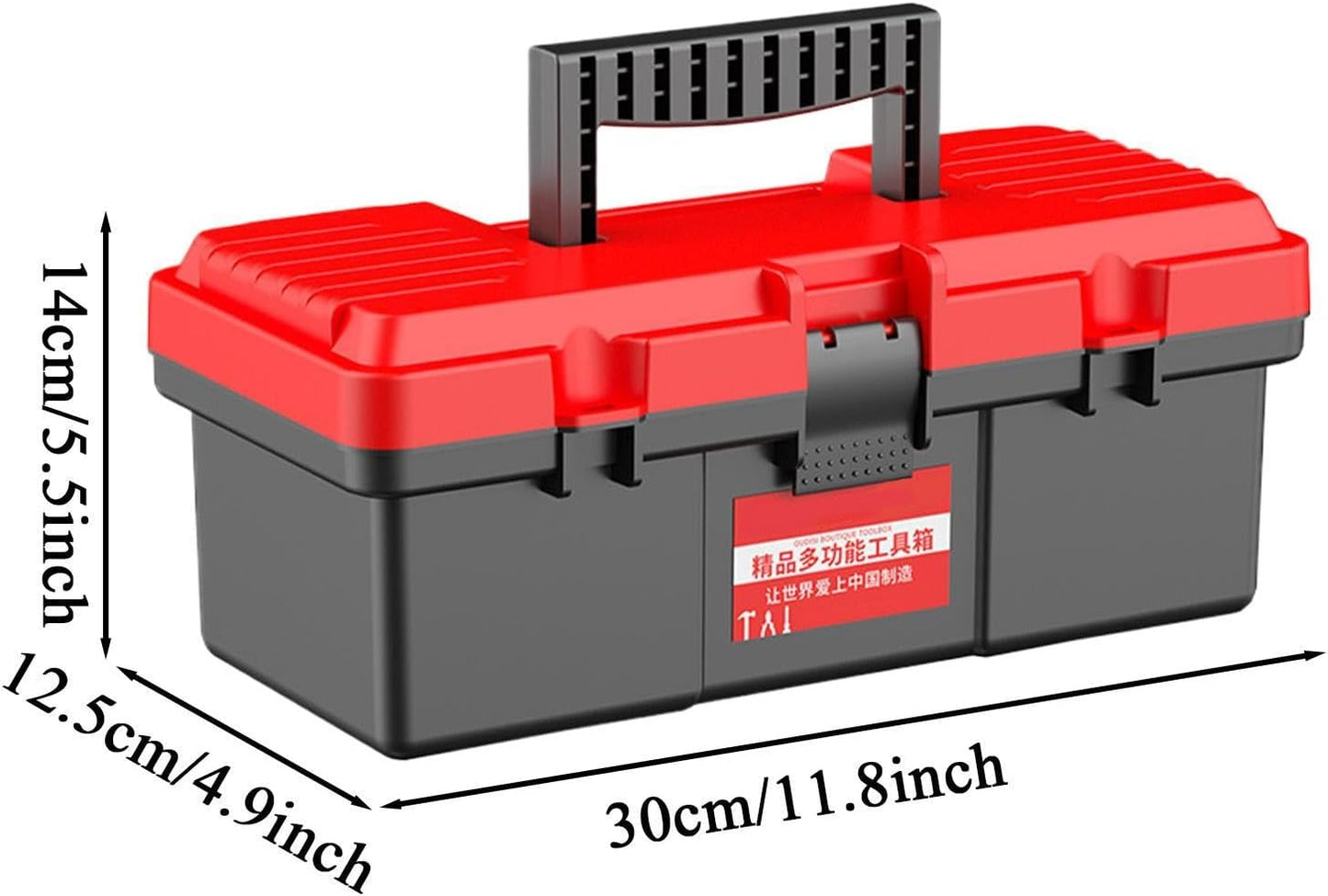 GENERIC Boîte à Outils à Main – Organiseur Avec Poignée Robuste Pour Réparations Ménagères, Pour Maison, Bureau, Atelier, Garage, Voyage, Voyage