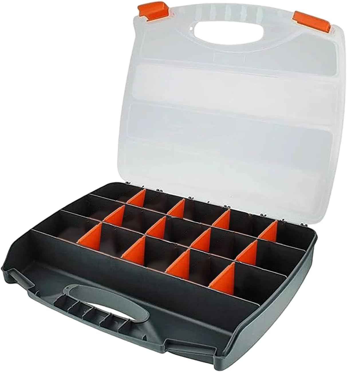  Organisateur De Pièces, Boîte De Rangement à Vis, Organisateur De Boîte à Outils Avec Séparateurs Amovibles, étuis De Rangement à Vis De 30,5 X 5,1 X 25,4 Cm Pour Matériel