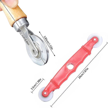  Outil De Roulement De Roue En Acier Avec Poignée En Bois Pour Double Fenêtre, Porte Moustiquaire Robuste