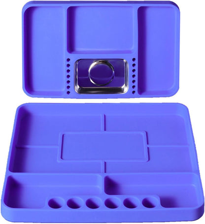  Plateau à Outils En Silicone Facile à Nettoyer - Organisateurs Flexibles Pour Une Installation Et Une Réparation Efficaces Dans Divers Environnements - Rangement D'outils Portable