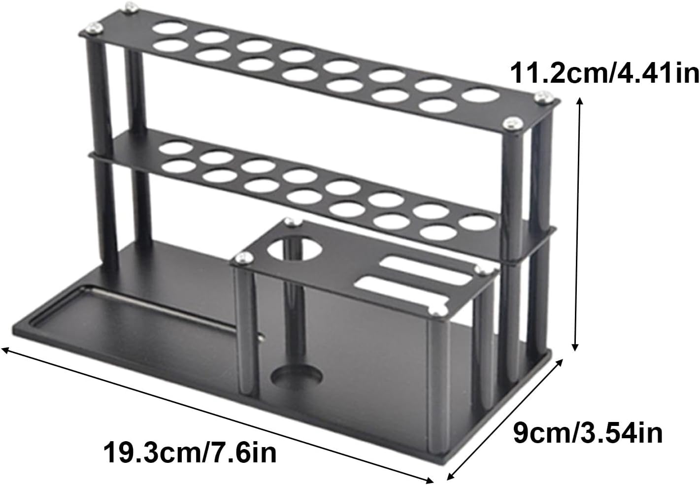 GENERIC Support De Rangement Pour Tournevis De Bureau | Organiseur D'outils Avec Plateau à Vis Intégré | Porte-tournevis Multifonction Pour Pinces, Ciseaux Et Petits Outils De Réparation | Parfait Pour