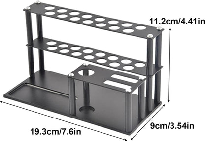 GENERIC Support De Rangement Pour Tournevis De Bureau | Organiseur D'outils Avec Plateau à Vis Intégré | Porte-tournevis Multifonction Pour Pinces, Ciseaux Et Petits Outils De Réparation | Parfait Pour