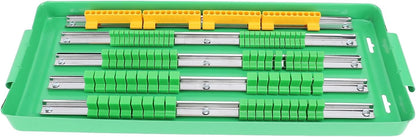  Pilipane Plateau D'organisateur à Douille Portable Rail Du Support De Support De Sobre En Aluminium Lourd Avec Système D'outil Sécurisé à Double Roulement Storage Pour Les Ingénieurs De