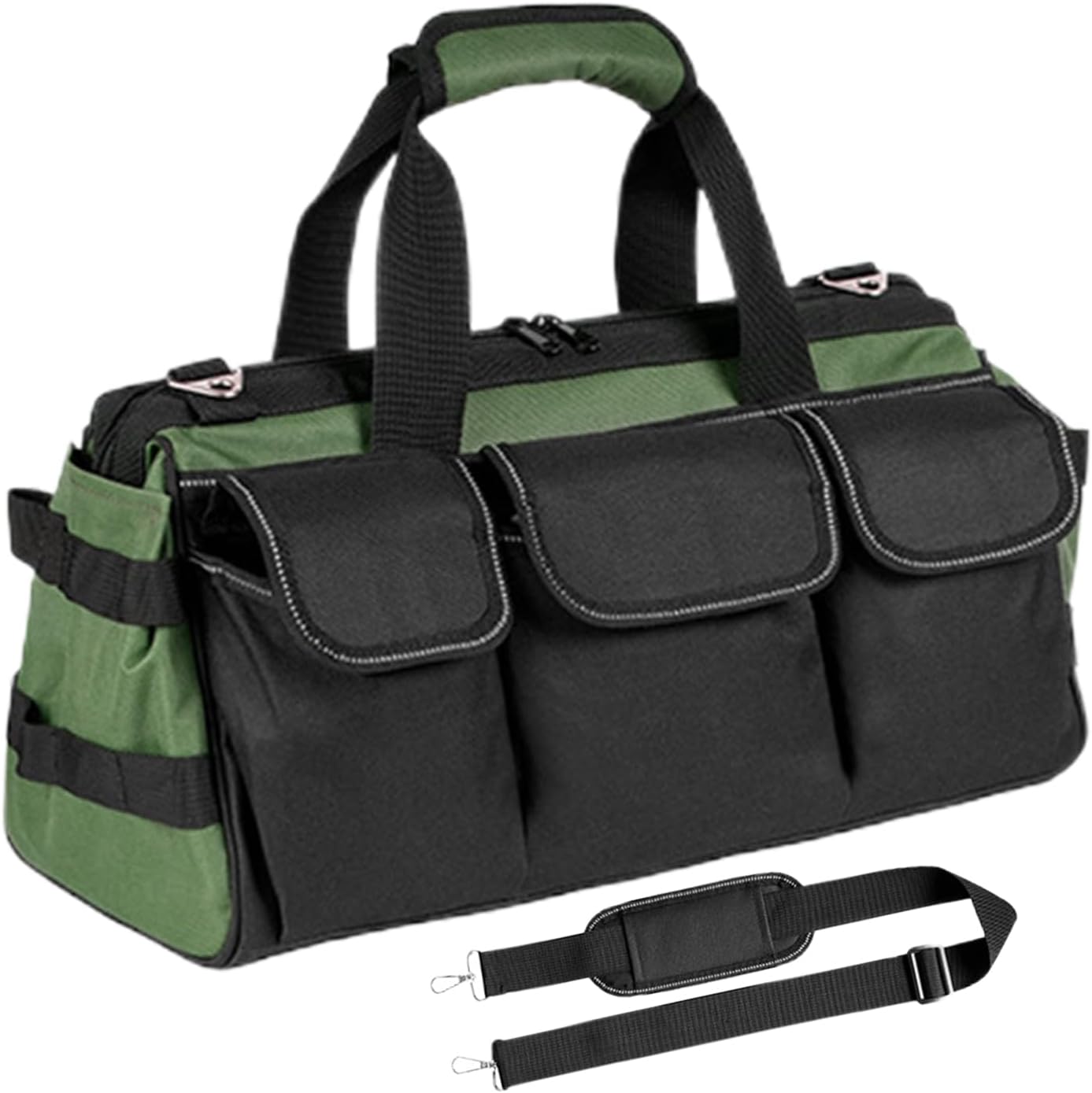 GENERIC Sac à Outils | Sac Fourre-tout Robuste à 16 Poches – Sacs à Outils D'électricien à Large Ouverture – Pour Homme, Mécanicien, électricien, Charpentier, Garage, Voyage, Réparation, Tournevis, Clés