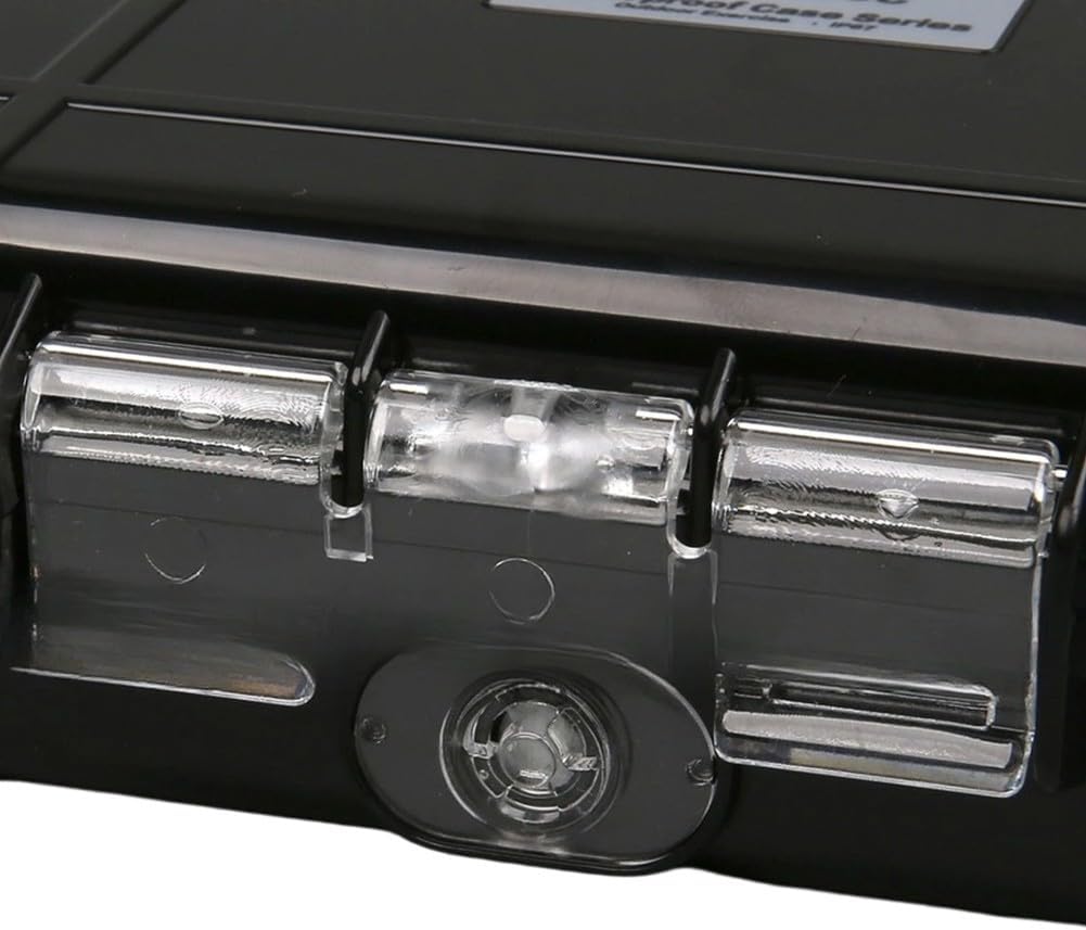  Boîte De Rangement à Outils Robuste Fabriquée En Matériau ABS Avec Blocage De La Lumière Et Rembourrage Personnalisable Pour Un Transport Sécurisé (noir)
