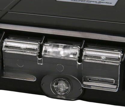  Boîte De Rangement à Outils Robuste Fabriquée En Matériau ABS Avec Blocage De La Lumière Et Rembourrage Personnalisable Pour Un Transport Sécurisé (noir)