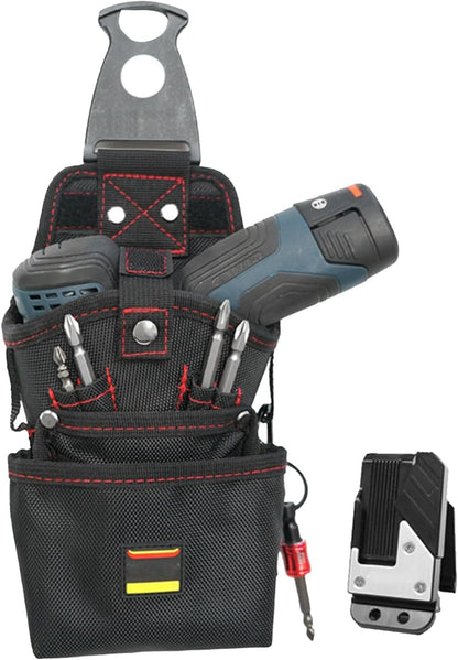  Sac à Outils De Ceinture | Sac Porte-Outils Ceinture Aimanté | Organisateur Résistant Aux Rayures Pour Électricien Sur Chantier BTP Et Atelier