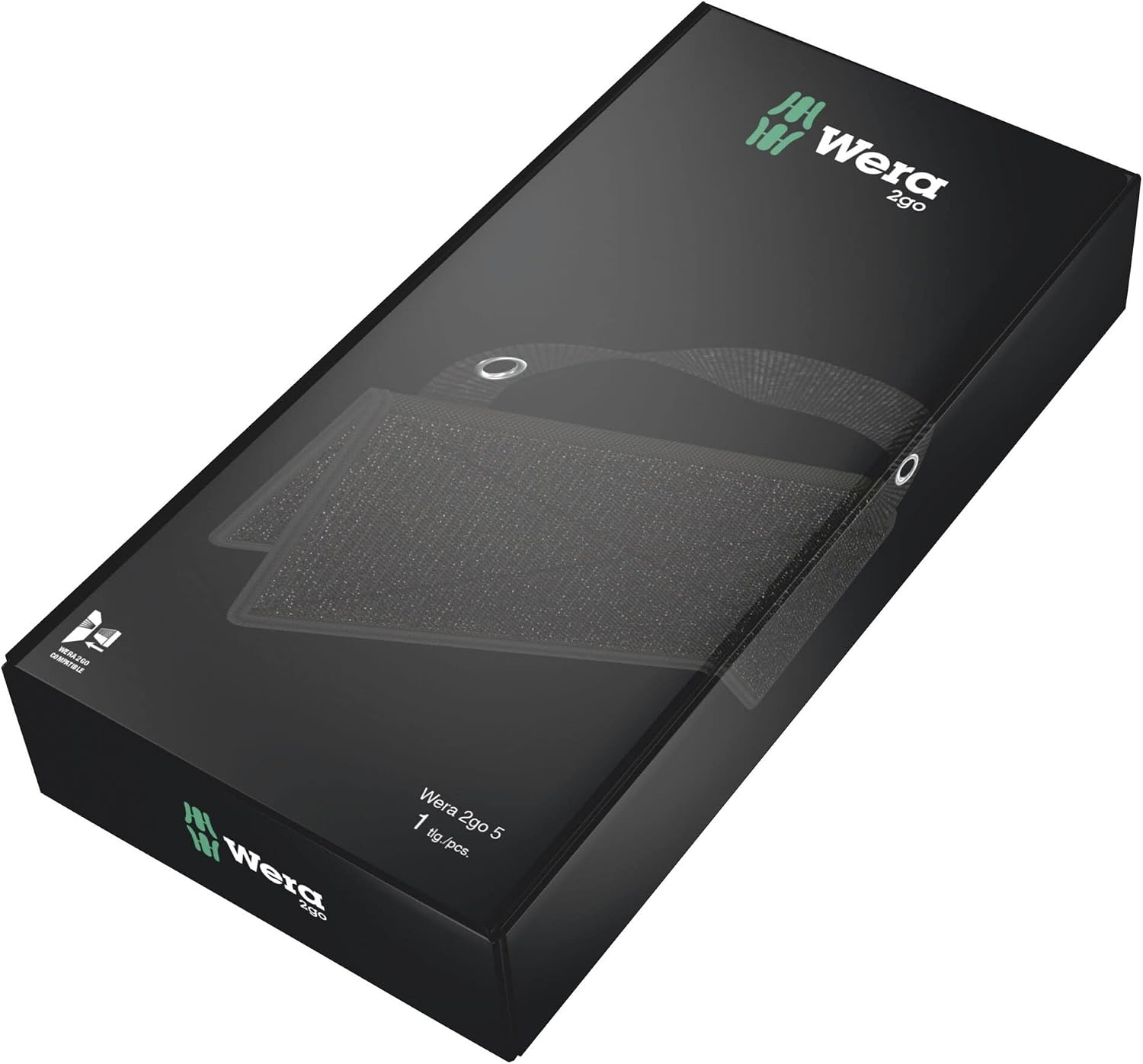  Wera 05004354001 Dispositif Porte-outils Wera 2go 5, 135 X 300 X 270 Mm, Noir