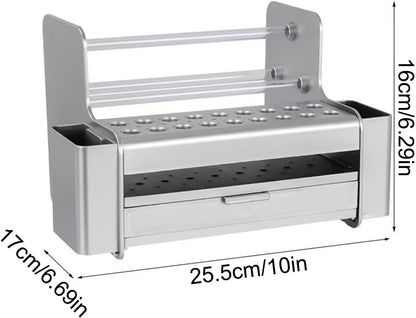 GENERIC Boîte De Rangement Pour Réparation De Téléphone | Avec Trous De Rangement, Boîte De Rangement Pour Outils De Réparation électronique | Pour Soudure, Huile, Vis, Intérieur, Bureau, Studio, Atelier