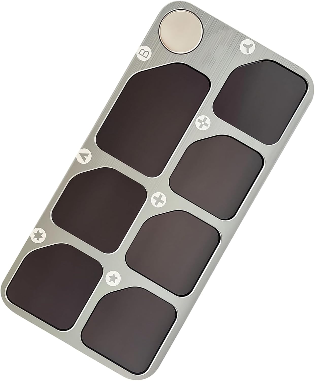  Plateau De Réparation En Aluminium Avec Aimant Puissant Pour Organiser Les Petites Pièces Pendant La Fixation De L ' Appareil, Panneau De Rangement à Vis, Organisateurs électroniques