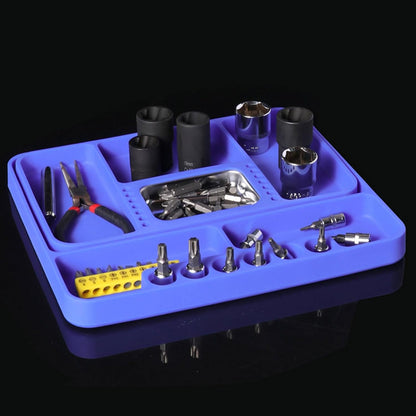  Plateau à Outils En Silicone Facile à Nettoyer - Organisateurs Flexibles Pour Une Installation Et Une Réparation Efficaces Dans Divers Environnements - Rangement D'outils Portable
