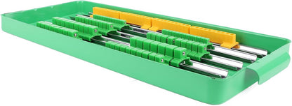  Pilipane Plateau D'organisateur à Douille Portable Rail Du Support De Support De Sobre En Aluminium Lourd Avec Système D'outil Sécurisé à Double Roulement Storage Pour Les Ingénieurs De
