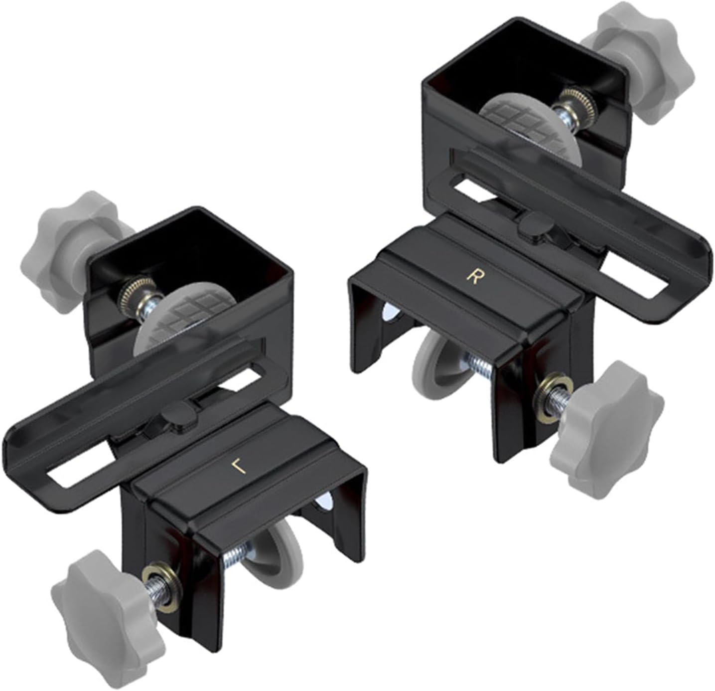  Pinces De Fixation Robustes En Acier Inoxydable Adaptées à Plusieurs Portes D'armoire Pour Une Installation Rapide Par Tous Les Utilisateurs. Pinces Polyvalentes