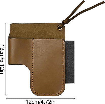 GENERIC Support De Lampe De Poche – Porte-outils Multifonction En Cuir Rétro – Pour Plantation, Récolte, élagage, Amélioration De La Maison, Construction, Plombier, Menuiserie, Travail Du Bois