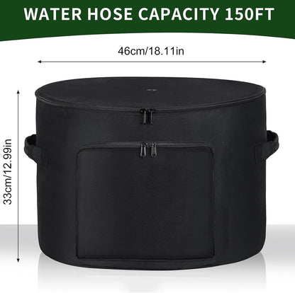  Organiseur De Tuyau D'arrosage Portable à Fermeture éclair - Sac De Rangement Robuste En Tissu Imperméable Pour Outils D'extérieur - Sac De Rangement Robuste à Fermeture éclair - Grande Capacité Pour