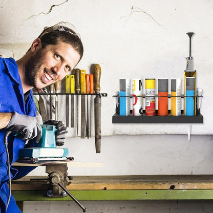  Support Pour Tube De Mastic - Porte Tubes Joint | Support Mural Pour Cartouches Et Aérosols Garage Atelier