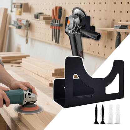  Générique Support Pour La Meuleuse D'Angle - Porte-Outil Murale Pour Meuleuse D'Angle Et Outillage Électrique | Organisateur En Fer Robustes Pour Outils Électriques Atelier Bricolage