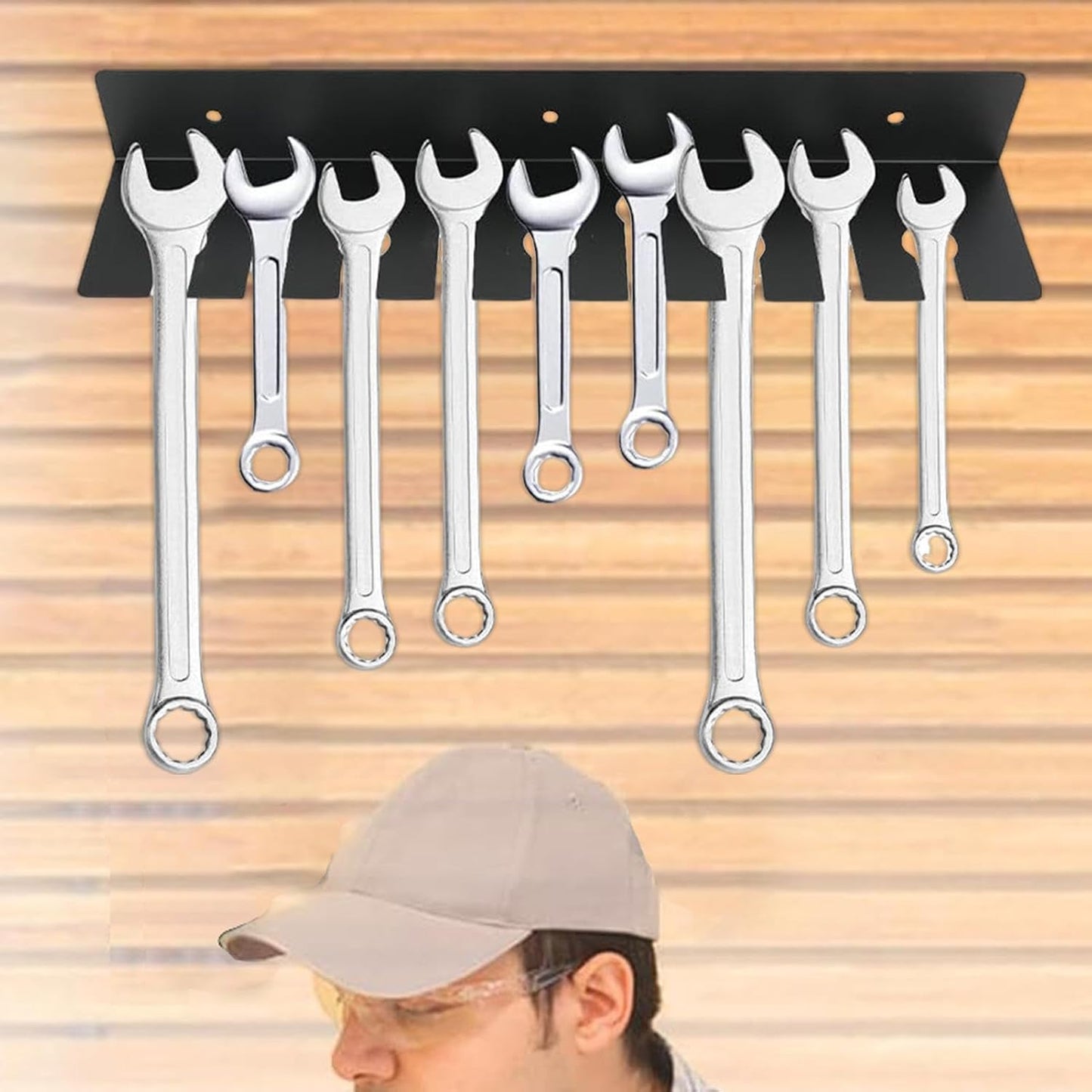  Organisateurs De Porte-clés, Support De Rangement Pour Clés - Organisateur D'outils De Tournevis Mural - Organisateur D'outils De Tournevis Robuste, Support De Pinces à Barre Pour établi à La Maison