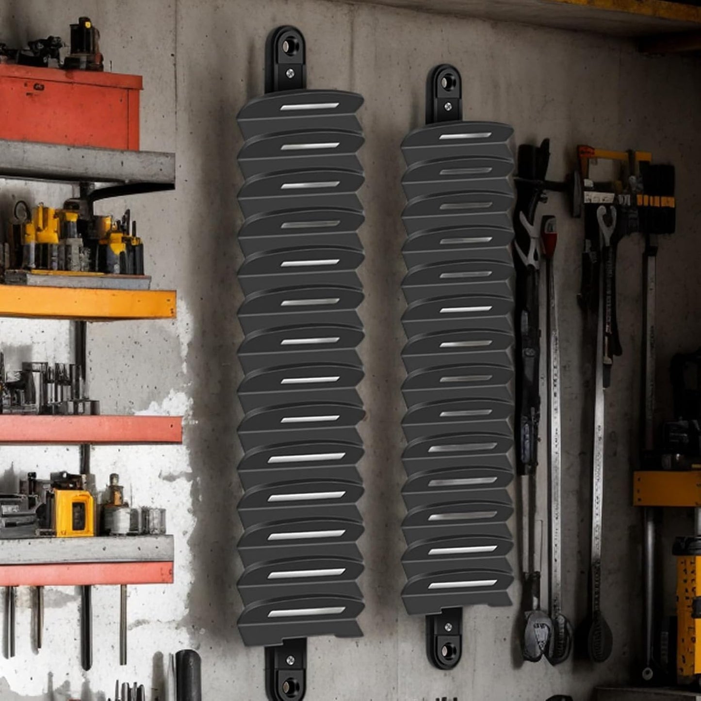  Rangement De Clés – Plateaux De Clés à Outils Muraux – Boîte à Outils Polyvalente Réglable Et Polyvalente – Solution D'organisation D'outils Pour Atelier