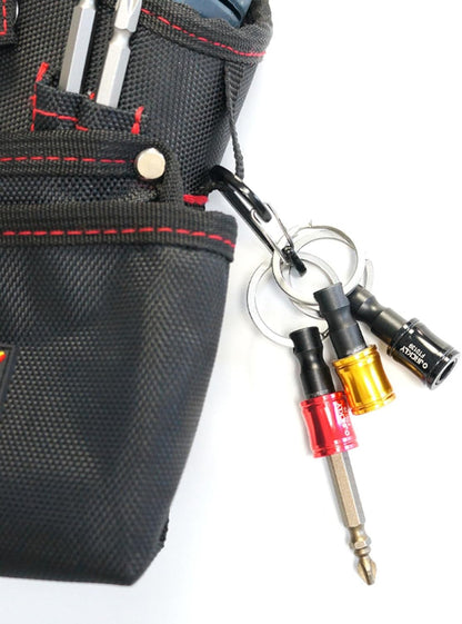  Poche à Outils Pour Ceinture - Sac Porte-Outils Ceinture Aimanté - Organisateur Résistant Aux Rayures Pour Électricien Sur Chantier BTP Et Atelier