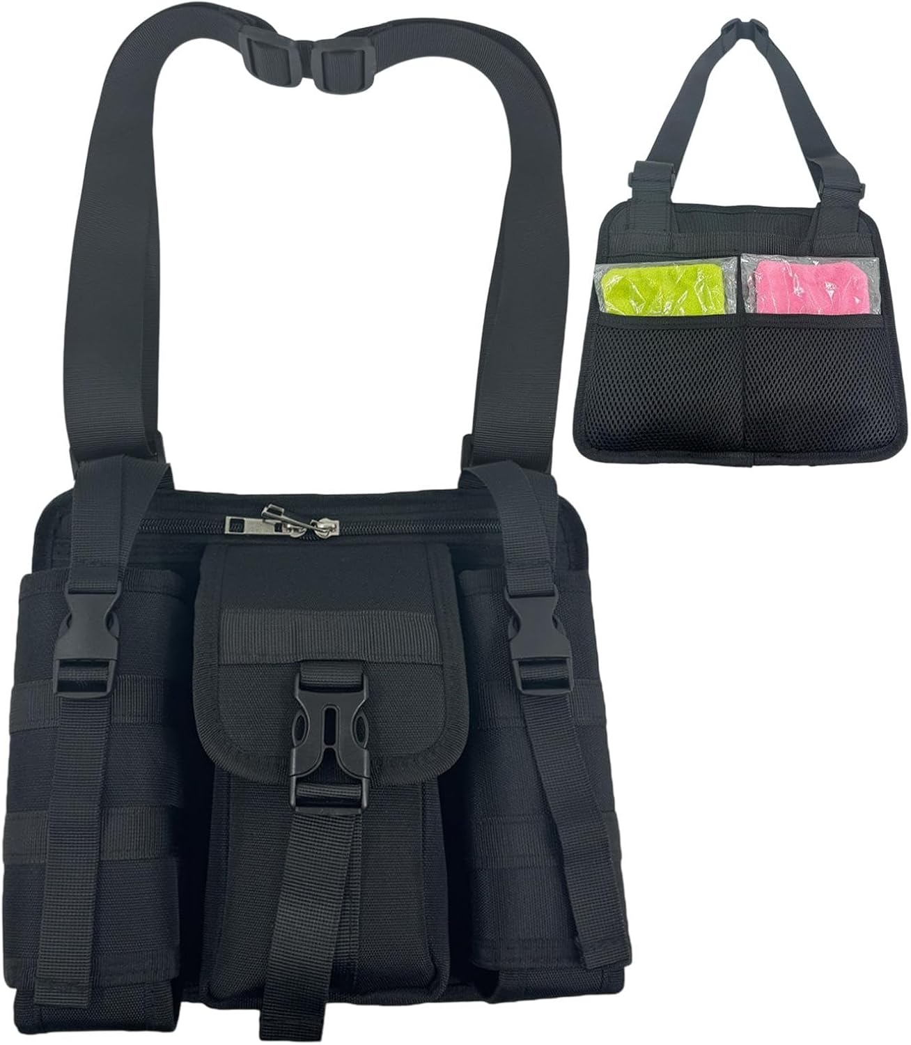  Petite Pochette à Outils,petit Sac à Outils - Seau Organisateur D'outils Multifonctionnel - Sac De Poitrine Porte-outils, Rangement Et Organisation De Voiture Pour L'extérieur Et L'intérieur