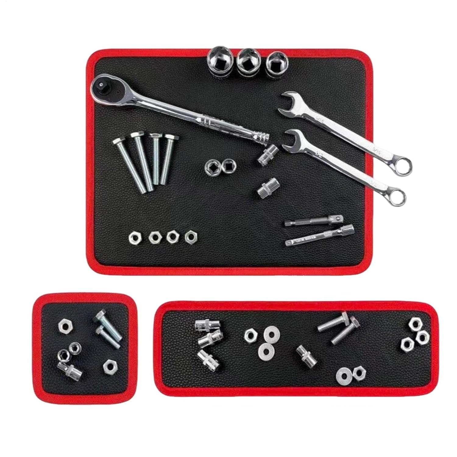  Tapis à Outils Magnétique,Tapis Antidérapant Flexible Pour Pièces Métalliques | Magnétique Non-Glissant Pour Mécaniciens,pour Mécanique, Boulons, Clés, Garage Et Atelier