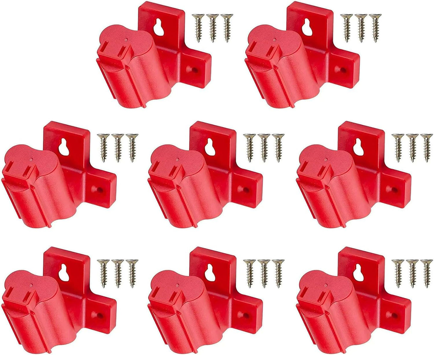 Porte-outil 4 / 8pcs Avec Conceptions Inclinées Rack D'outils Batterie Électrique Pour Une Installation Une Économie D'espace Facile
