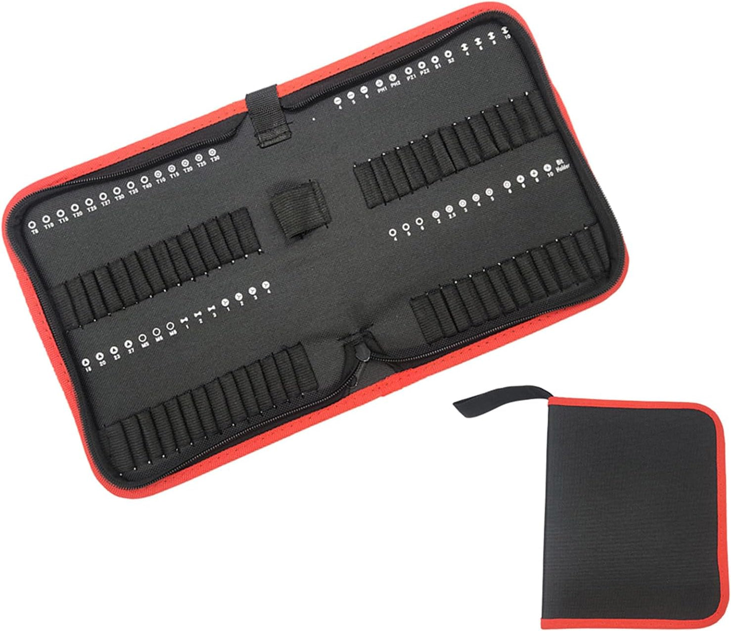  Organisateur De Clés Sac Avec Fermeture De Rangement Pour Forets Sac à Outils Porte-outils En Tissu Trousse De Transport De Petits Outils Sac Avec Fermeture éclair Tissu Oxford