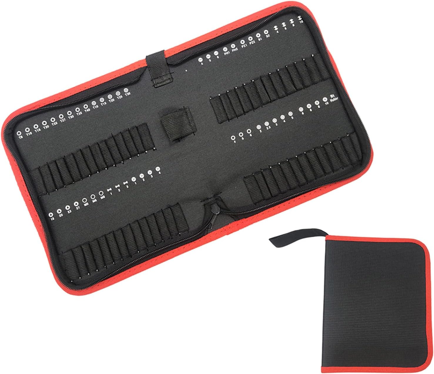  Organisateur De Clés Sac Avec Fermeture De Rangement Pour Forets Sac à Outils Porte-outils En Tissu Trousse De Transport De Petits Outils Sac Avec Fermeture éclair Tissu Oxford