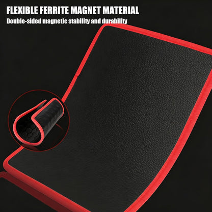  Lot De 3 Supports Magnétiques Pour Outils, Avec Revêtement De Protection En PVC, Bande Magnétique Résistante Pour Atelier De Garage à La Maison, Accessoire De Rangement Pour Réparation