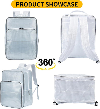  Sac à Outils En PVC étanche à La Poussière 45,7 Cm Pour Transport électrostatique Pour équipement Sensible Transparent