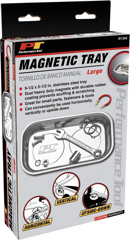  Performances Outil W1265 Grand Plateau Magnétique Écrou Et Boulon, Large Magnetic Nut And Bolt Tray