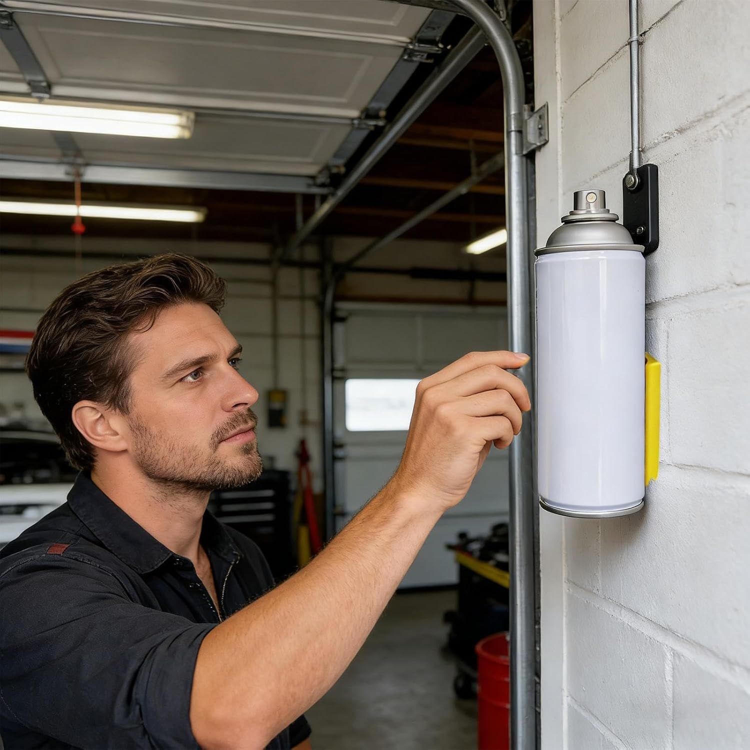  Porte-Bombes Aérosols Magnétique | Organisateur De Rangement Pour Boîte à Outils Avec Système Gain De Place - Porte-Bouteille Spray - Pour Maison Atelier Bricolage Studio Et En Intér