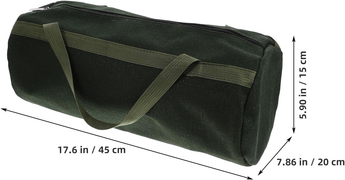  Healvian Pochette à Outils Grosse Capacité En Toile Canvas Design Multifonctionnel Pour Rangement Et Transport Facile Des Outils De Réparation à Domicile