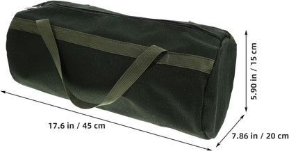  Healvian Pochette à Outils Grosse Capacité En Toile Canvas Design Multifonctionnel Pour Rangement Et Transport Facile Des Outils De Réparation à Domicile