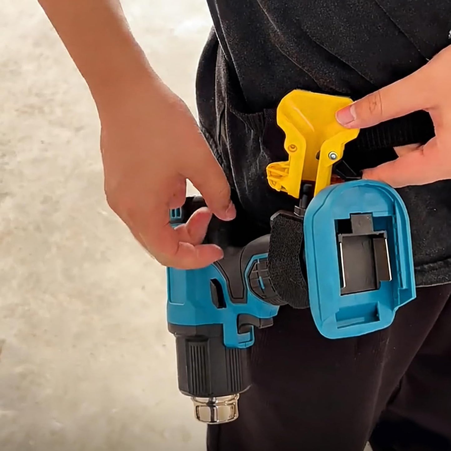  Porte-outils électriques Ergonomiques Avec Clip De Ceinture, Crochet Pour Marteau électrique Sans Fil Pour Ceinture à Outils