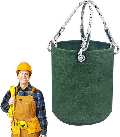 GENERIC Sac Seau à Outils | Sac De Rangement En Toile Tout Usage | Sac De Rangement Léger Pour équipement électrique Et Station De Travail Pour La Construction De Jardin