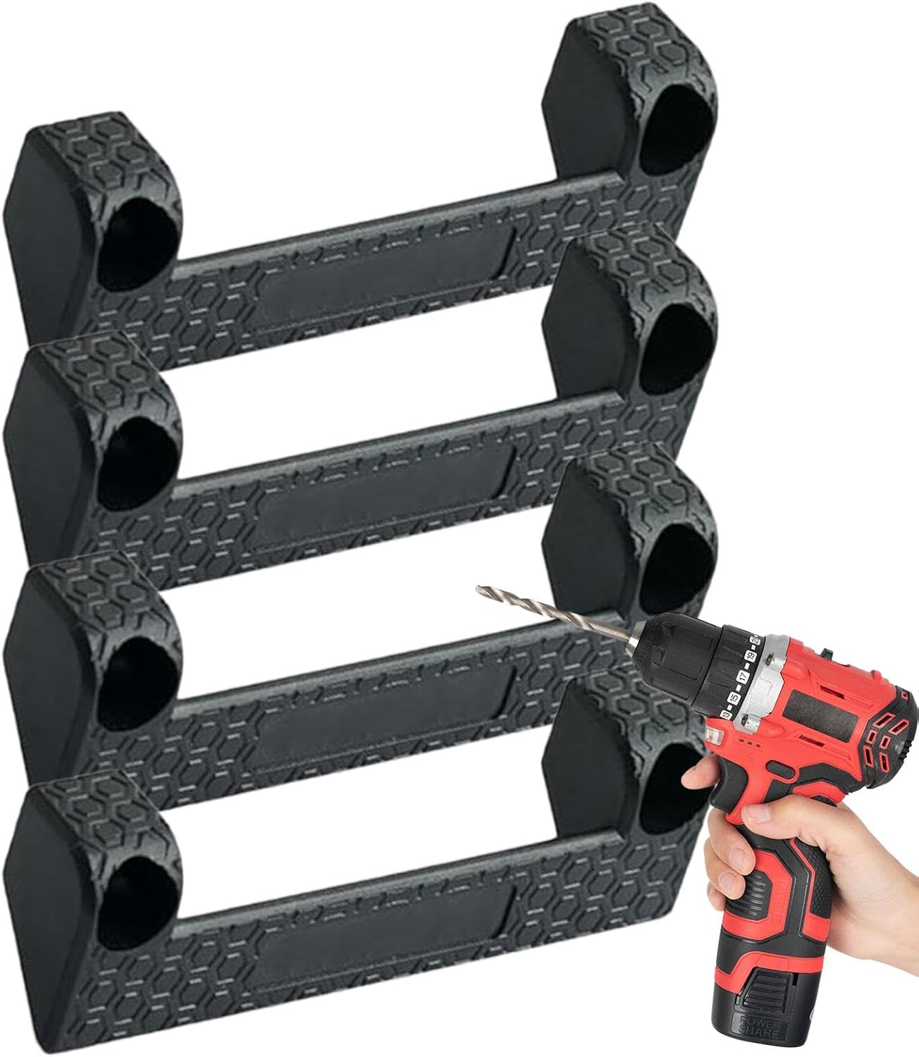  Porte-outils, Support à Ruban à Mesurer, Support D'outils Pour Outil électrique, Support D'outils Pour établi De Travail, Cintre à Outils Pour Mètre Ruban, Rangement D'outils Pour Garage, Porte-outils