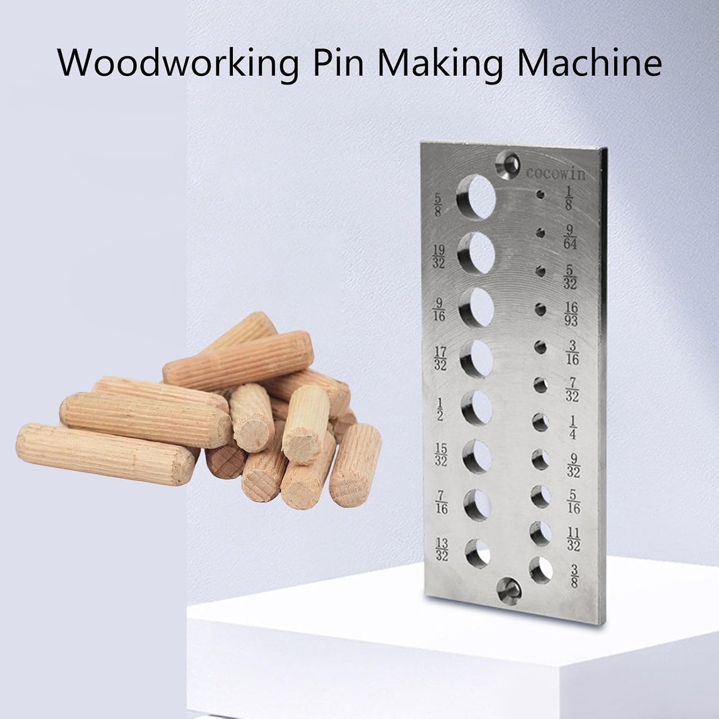  Precisions Outil De Fabrication De Chevilles En Bois Pour Plaque D'acier De 3 Mm à 16 Mm De Diamètre Pour Le Travail Du Bois