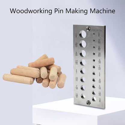  Precisions Outil De Fabrication De Chevilles En Bois Pour Plaque D'acier De 3 Mm à 16 Mm De Diamètre Pour Le Travail Du Bois