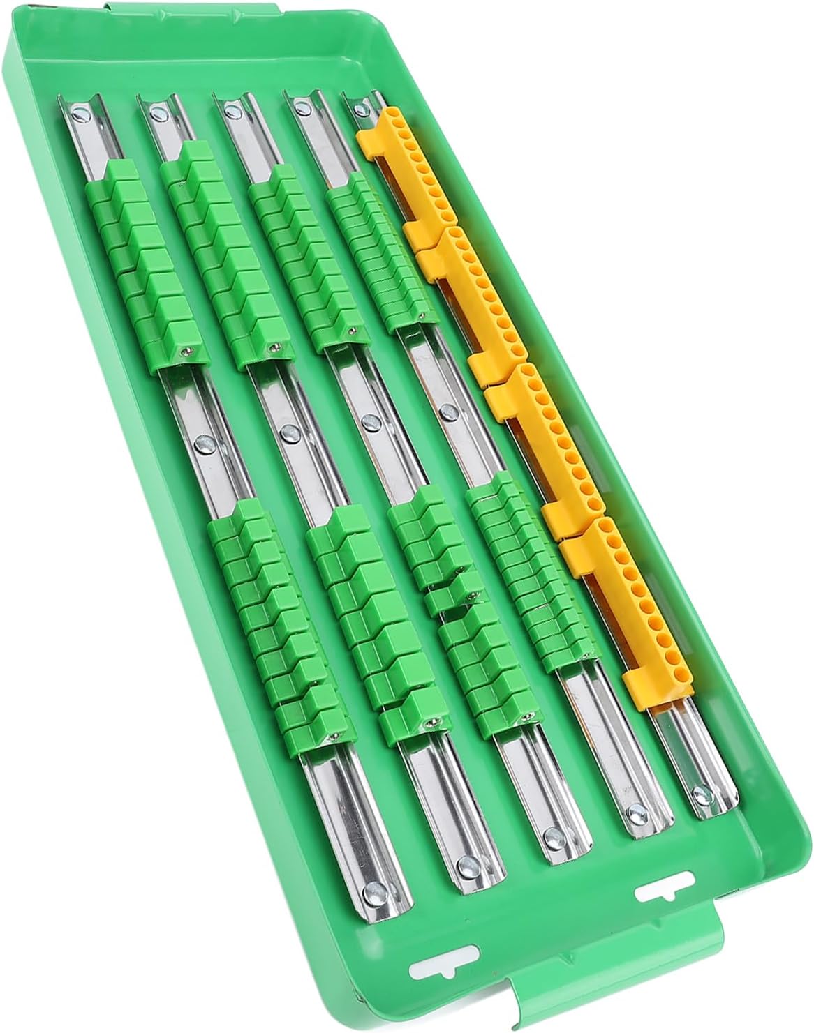  Pilipane Plateau D'organisateur à Douille Portable Rail Du Support De Support De Sobre En Aluminium Lourd Avec Système D'outil Sécurisé à Double Roulement Storage Pour Les Ingénieurs De