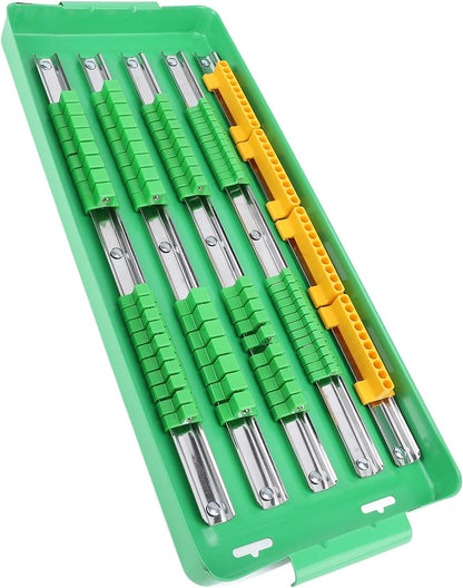  Pilipane Plateau D'organisateur à Douille Portable Rail Du Support De Support De Sobre En Aluminium Lourd Avec Système D'outil Sécurisé à Double Roulement Storage Pour Les Ingénieurs De