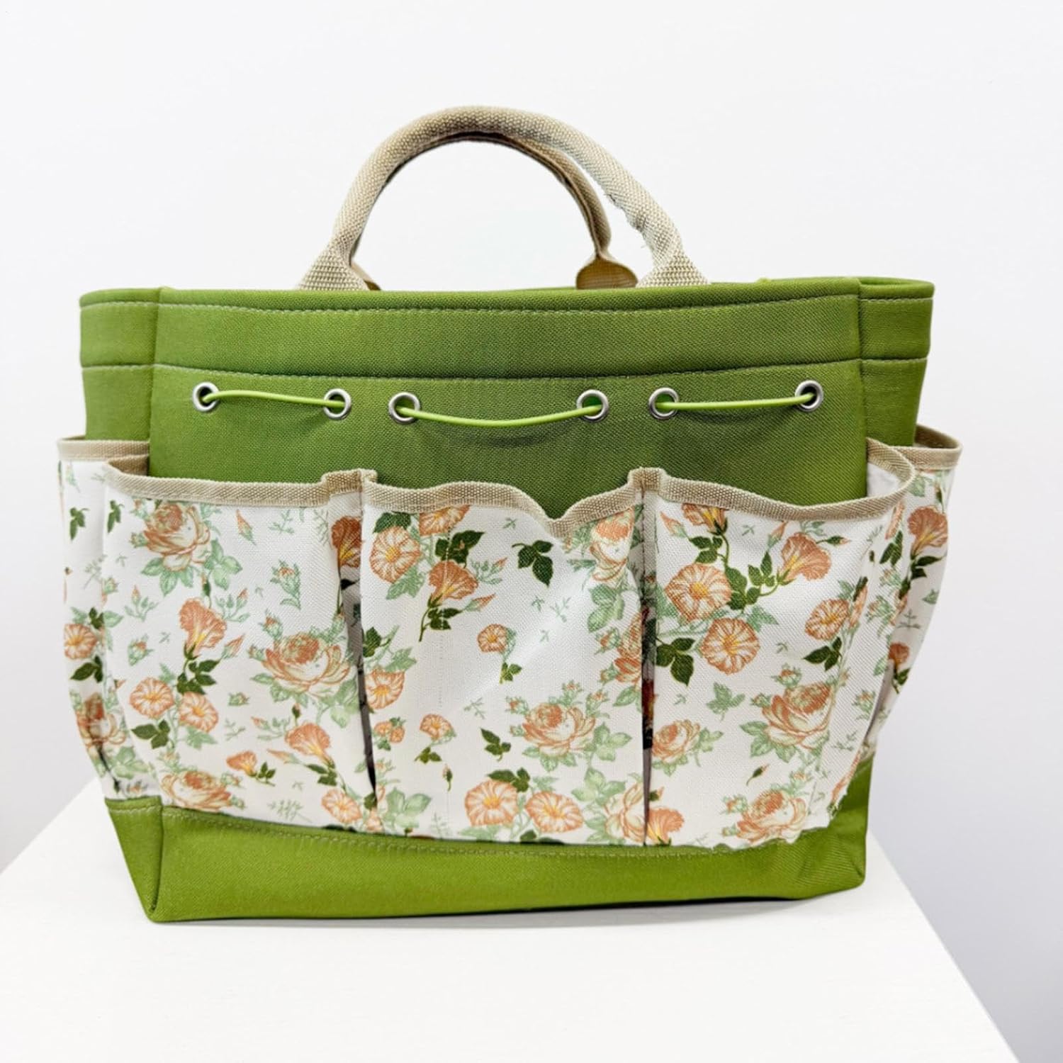 Genérico Panier De Jardinage Avec Poignée En Oxford, Spacieux, Porte-outils De Jardinage Multi-poches Pour Femmes, Hommes, Jardiniers, électriciens, Cour, Patio, Pelouse, Gants De Travail, Gadgets