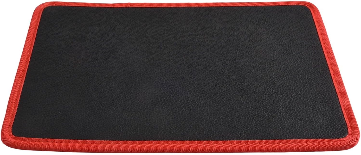  Support à Outils Magnétique Pour Réparation De Voiture Avec Support De Vis Sécurisé De Couleur Rouge Et Noire Pour Garage, Atelier (L)