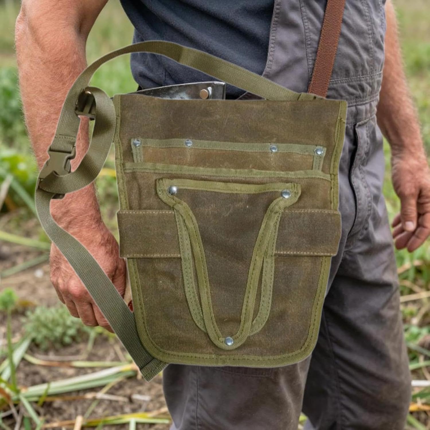  Ceinture Porte-outils De Avec De Multiples Poches, Sac à Outils Robuste Pour Une Utilisation En Extérieur, Convenant Aux Femmes Et Aux, Marron