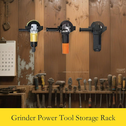  Power Tool Organizer, Metal Power Tool Shelf, Heavy-Duty Wear-Resistant Storage, Multifunctional Garage Storage For Angle Grinders, Polishing Machines, And Sanding Tools, 6x5x5CM/6.29x1.96x1.96