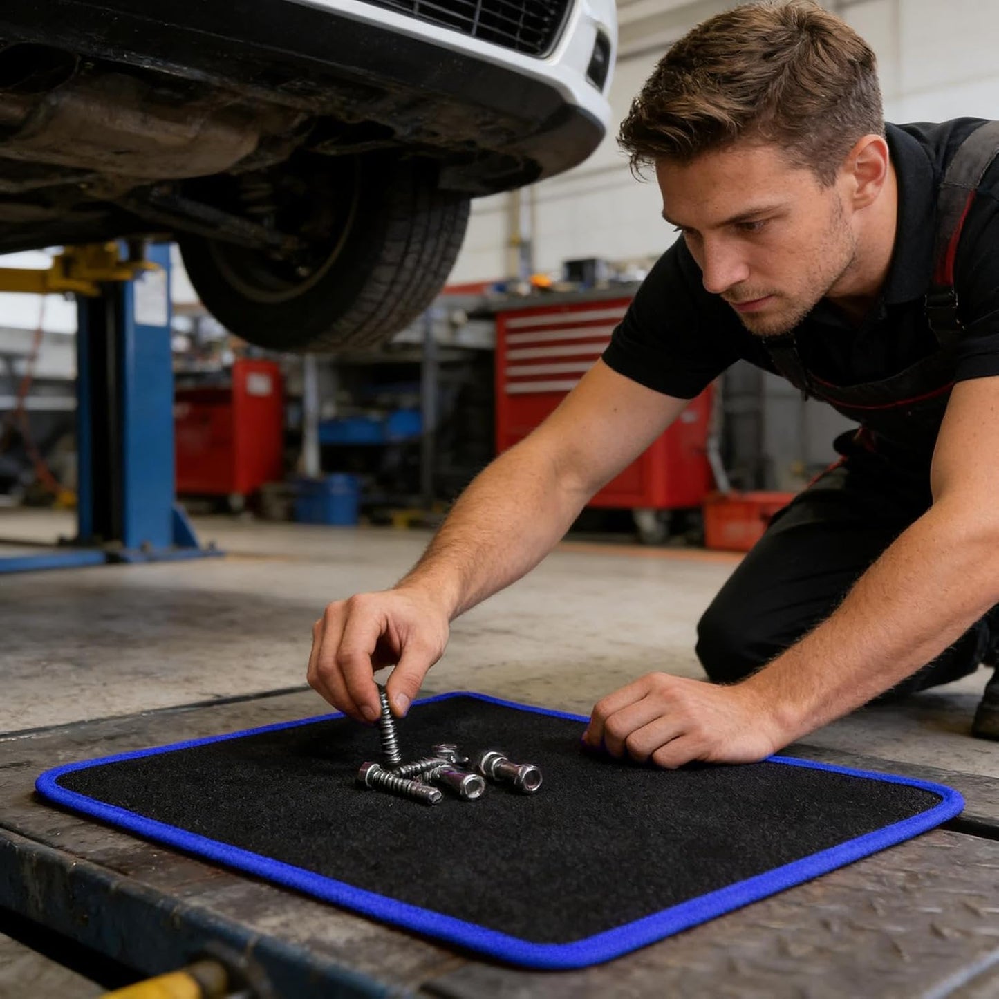  Tapis à Outils Magnétique Pour Mécanicien, Porte-outils | Support De Pièces Magnétiques Flexibles – Pour Maison, Garage, Atelier, Réparation De Voiture, Mécanicien, électricien, Tournevis, Clés