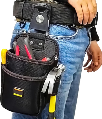  Pochette À Outils Électricien | Organisateur À Lâcher Rapide Sac Outillage,Porte-Outils Maison Bricolage Réparation Électrique Plomberie Maintenance Machinerie